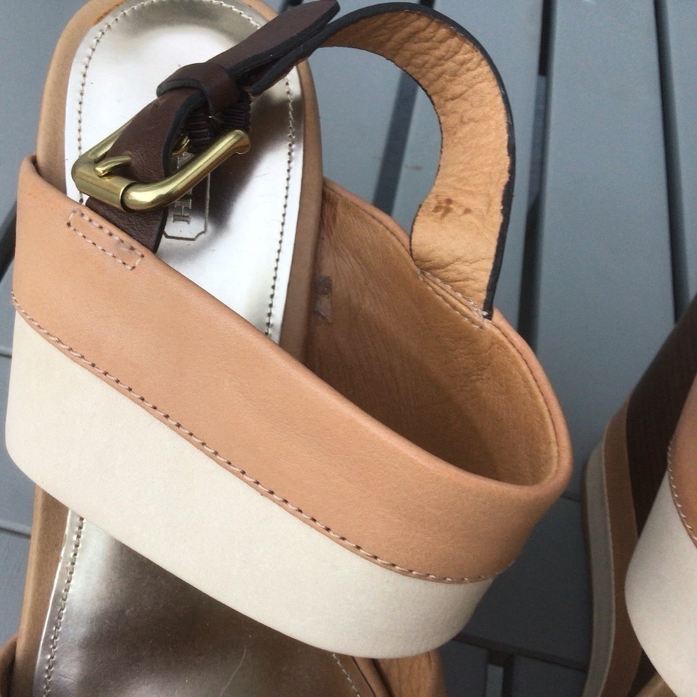 Coach leather wedge sandals - Picture 10 of 10